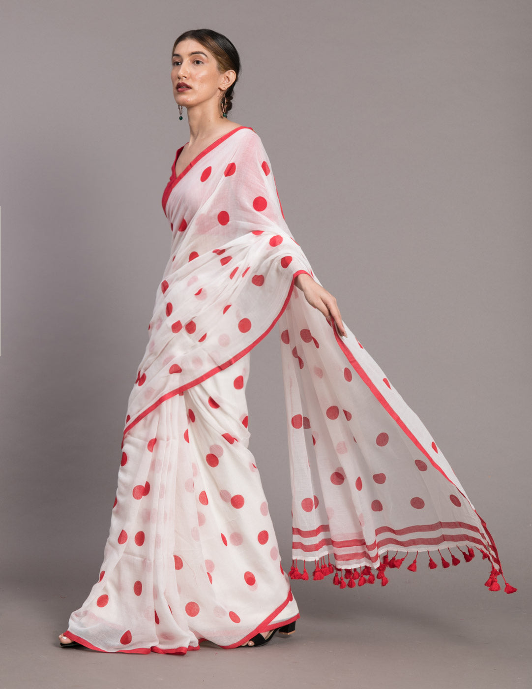 Women's Multicolor Pure Cotton Saree