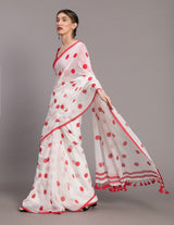 Women's Multicolor Pure Cotton Saree