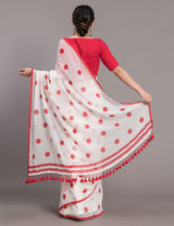 Women's Multicolor Pure Cotton Saree