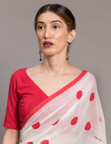 Women's Multicolor Pure Cotton Saree