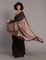 Women's Multicolor Cotton Blend Saree