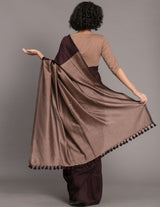 Women's Multicolor Cotton Blend Saree
