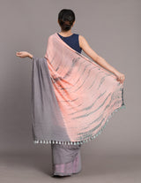 Women's Multicolor Cotton Blend Saree