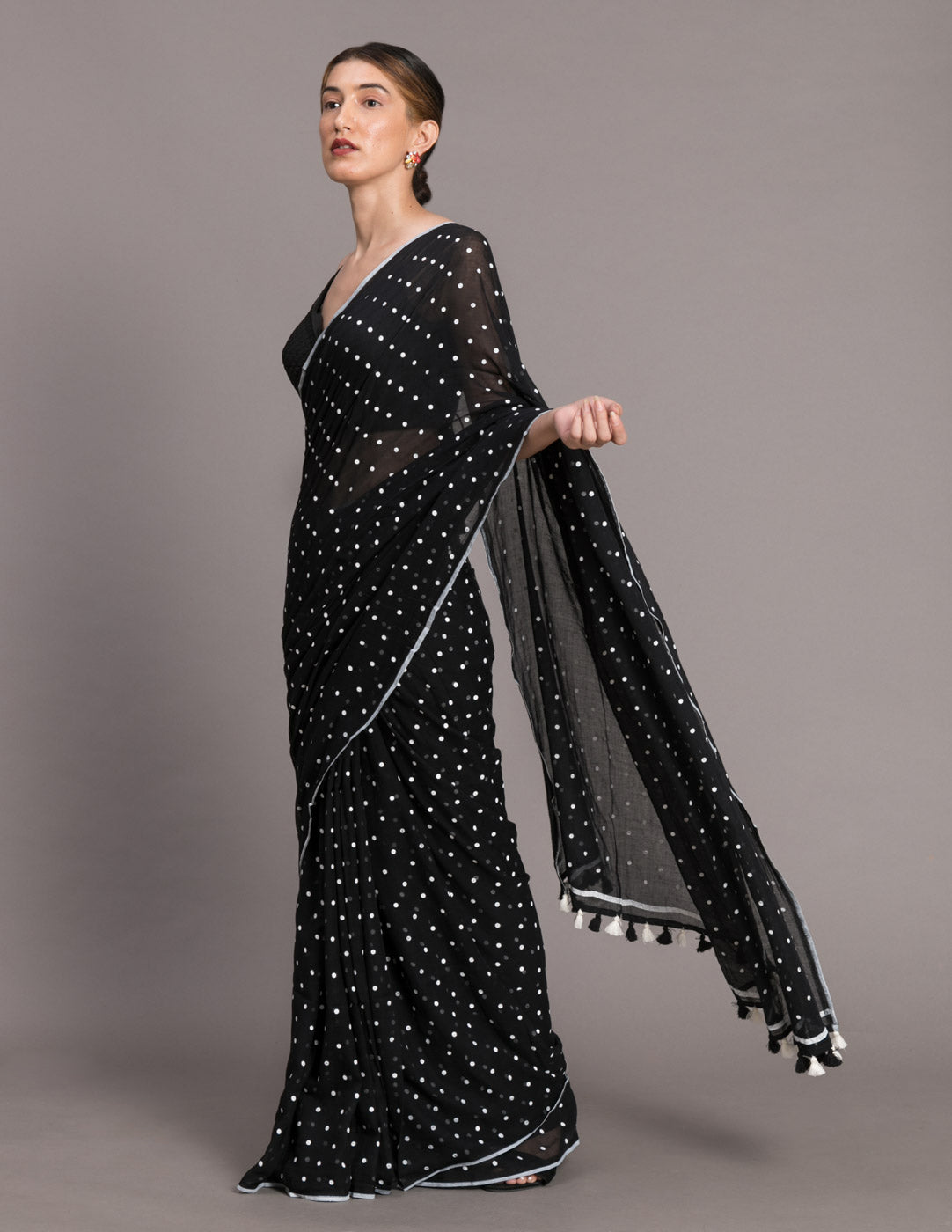 Women's Multicolor Pure Cotton Saree