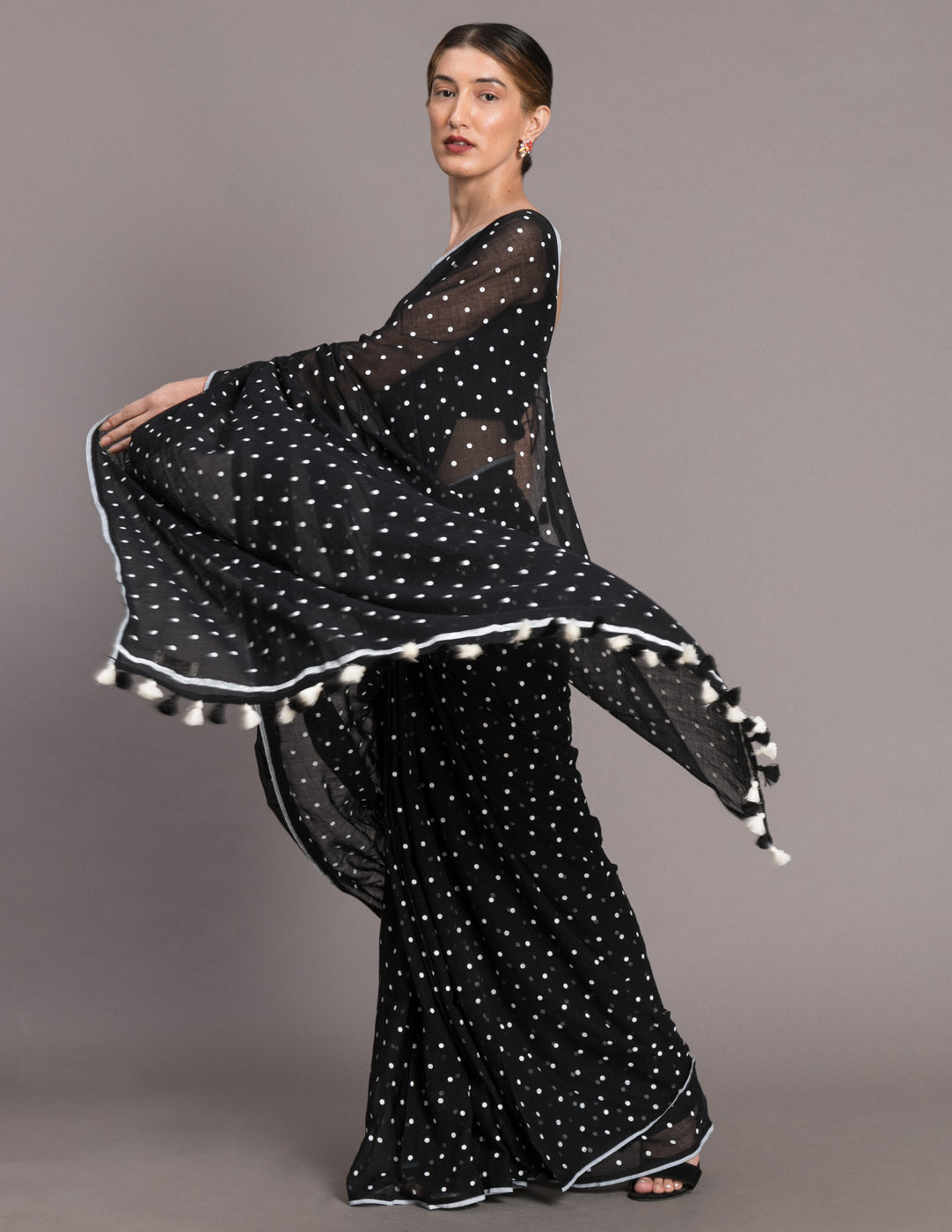 Women's Multicolor Pure Cotton Saree