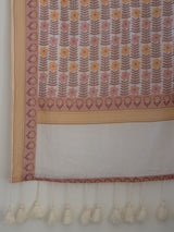 Women's White Mul Cotton Saree