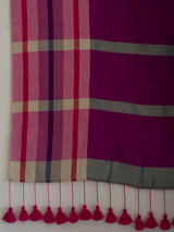 Women's Multicolor Cotton Acrylic Saree