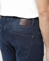 Men's Blue Casual Regular Fit Solid Jeans