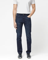 Men's Blue Casual Regular Fit Solid Jeans