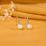 Silver Pearl Small Stud Earrings