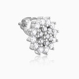 Women's Anushka Sharma Silver Zircon Shining Star Studs