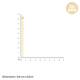 Women's Golden Bling Sui Dhaga Earrings