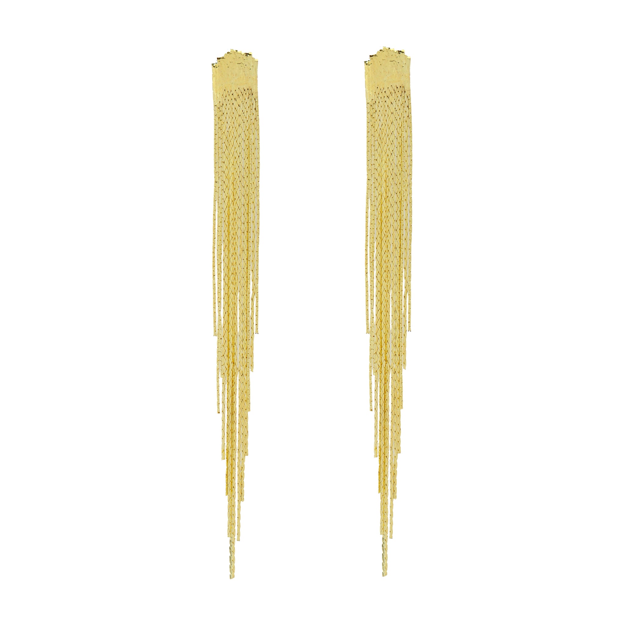 Women's Gold Tassel Temptation Earring