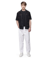 Men's White Casual Baggy Fit Solid Jeans