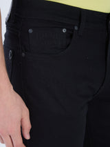 Mens Black Casual Slim Fit Jeans