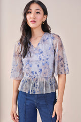 Women's Multicolor Party Regular Fit Printed Tops