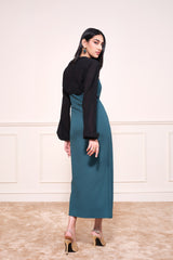 Women's Black Casual Regular Fit Solid Full Sleeves Shrug