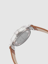 Women's Silver Casual Round Analogue Watch-FC148T