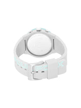 Men's White Casual Round Analogue Watch-FC184W