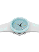 Men's White Casual Round Analogue Watch-FC184W