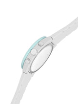 Men's White Casual Round Analogue Watch-FC191W