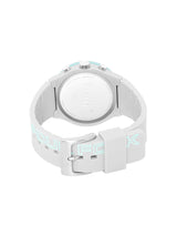 Men's White Casual Round Analogue Watch-FC191W