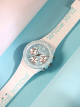 Men's Blue Casual Analogue Watch-FC198W