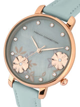 Women's Blue Casual Round Analogue Watch-FC21LU