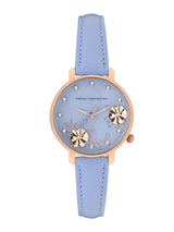 Women's Lavender Casual Round Analogue Watch-FC21L