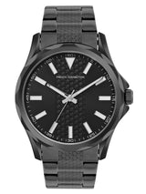 Men's Black Casual Round Analogue Watch-FCC03BM
