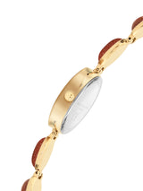 Women's Gold Casual Round Analogue Watch-FCD2BGM