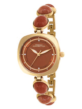 Women's Gold Casual Round Analogue Watch-FCD2BGM