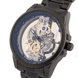 Men's Silver Metal Round Analogue Watch