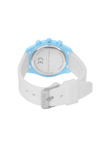 Men's White Casual Round Analogue Watch-FCMX3B