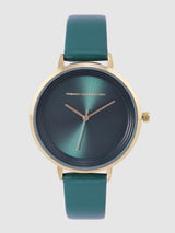 Women's Green Casual Round Analogue Watch-FCN0001G