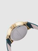 Women's Green Casual Round Analogue Watch-FCN0001G