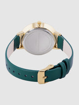 Women's Green Casual Round Analogue Watch-FCN0001G