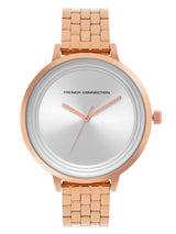 Women's Rose Gold Casual Round Analogue Watch-FCN0001P