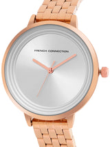 Women's Rose Gold Casual Round Analogue Watch-FCN0001P