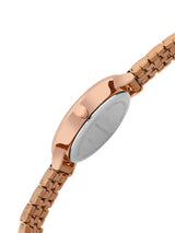 Women's Rose Gold Casual Round Analogue Watch-FCN0001P
