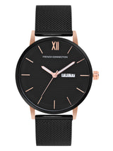 Men's Black Casual Analogue Watch-FCN00034A
