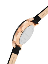 Men's Black Casual Round Analogue Watch-FCN00034B