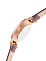 Women's Brown Casual Round Analogue Watch-FCN00037C