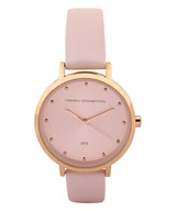 Women's Pink Casual Round Analogue Watch-FCN00080F