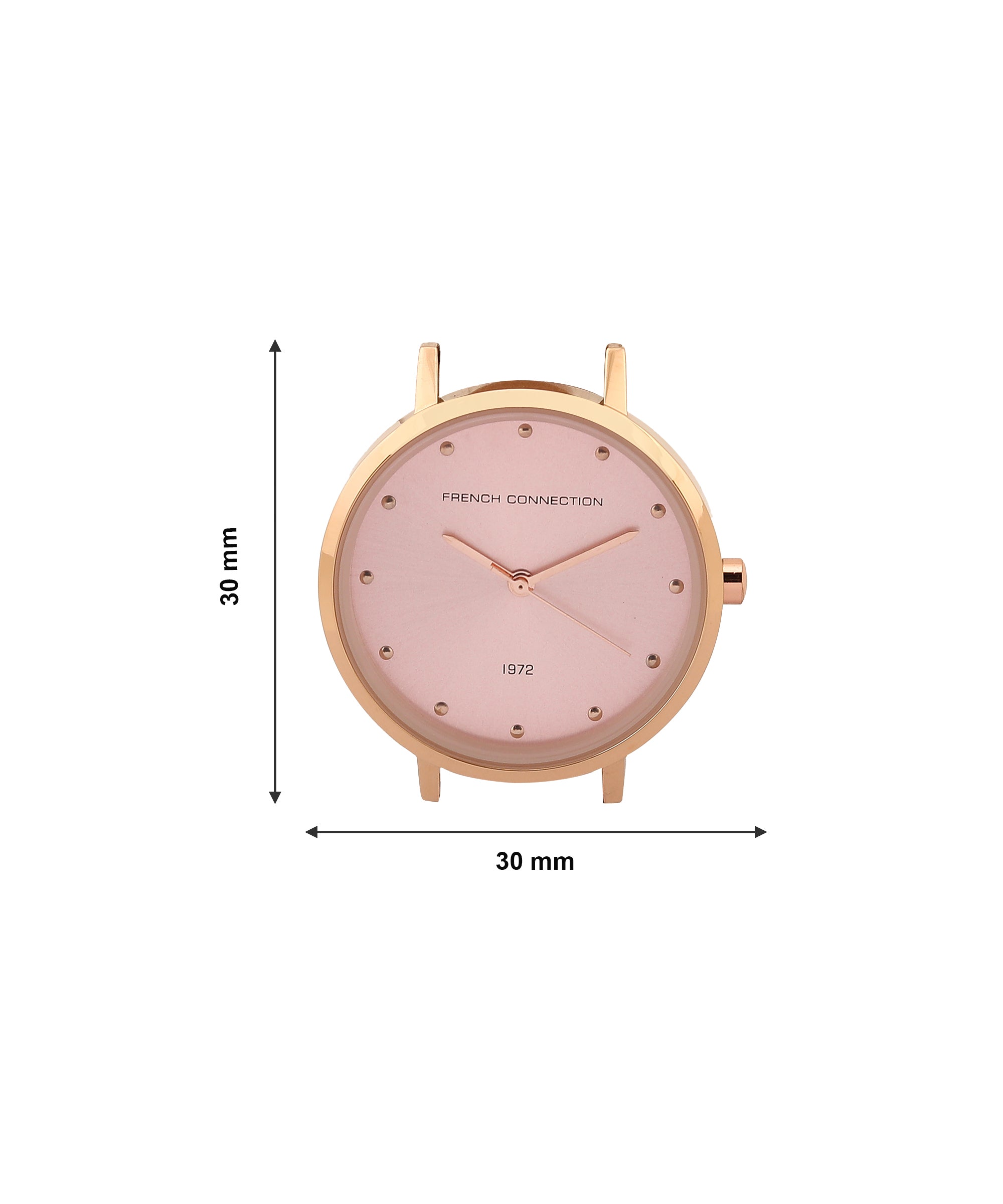 Women's Pink Casual Round Analogue Watch-FCN00080F
