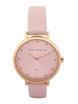 Women's Pink Casual Round Analogue Watch-FCN00080F