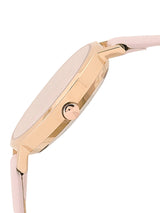 Women's Pink Casual Round Analogue Watch-FCN00080F