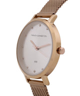 Women's Rose Gold Casual Round Analogue Watch-FCN00080G
