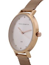 Women's Rose Gold Casual Round Analogue Watch-FCN00080G