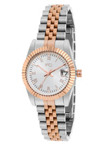 Women's Rose Gold Casual Round Analogue Watch-FCN00085C